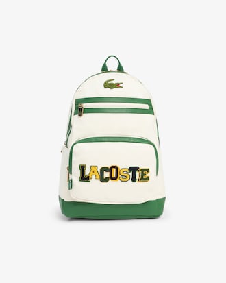 Unisex Textured Patch Backpack