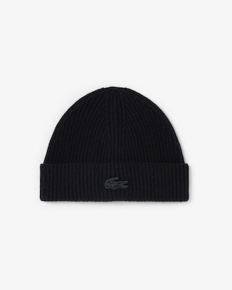 Gorro de Lana Merino con Cocodrilo Metalizado