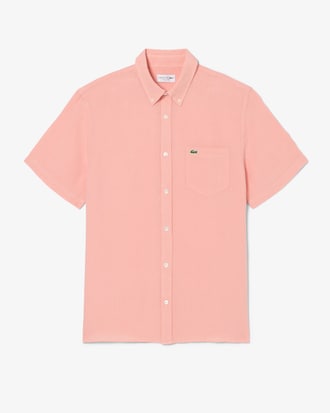 Men's Short Sleeve Linen Shirt  