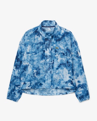 Women's Lightweight Crocodile Print Tennis Jacket