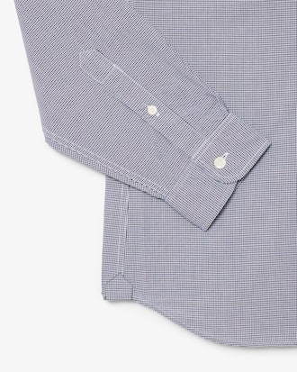 Men's Regular Fit Gingham Poplin Shirt