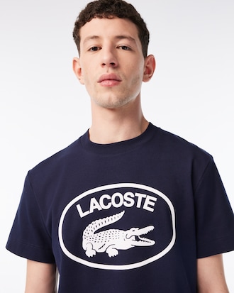 Men's Relaxed Fit Branded Cotton T-Shirt