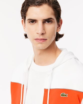 Men's Zip-Up Colorblock Hoodie