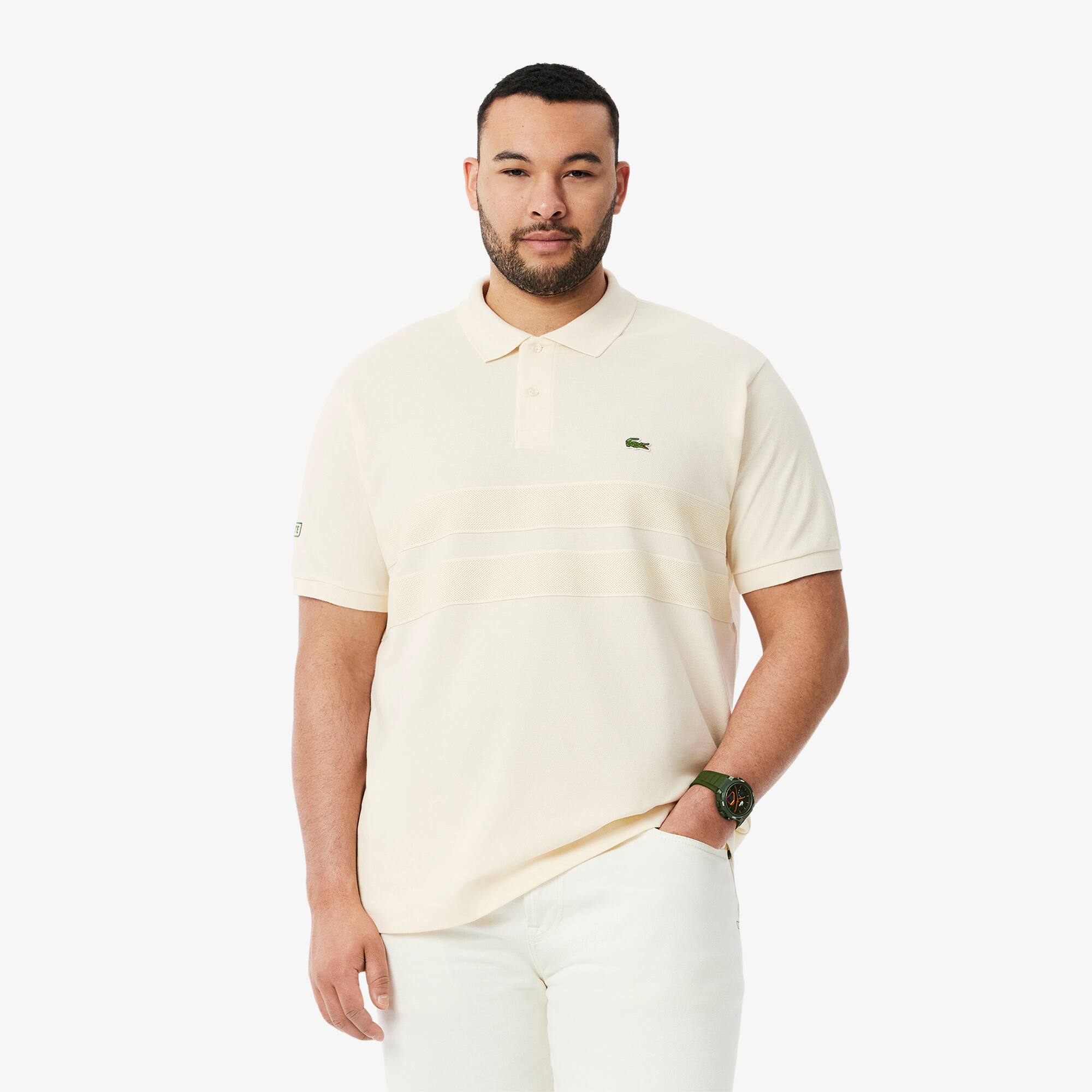 Men's Bold Stripes Classic Fit L.12.12 Polo - Polo Shirts