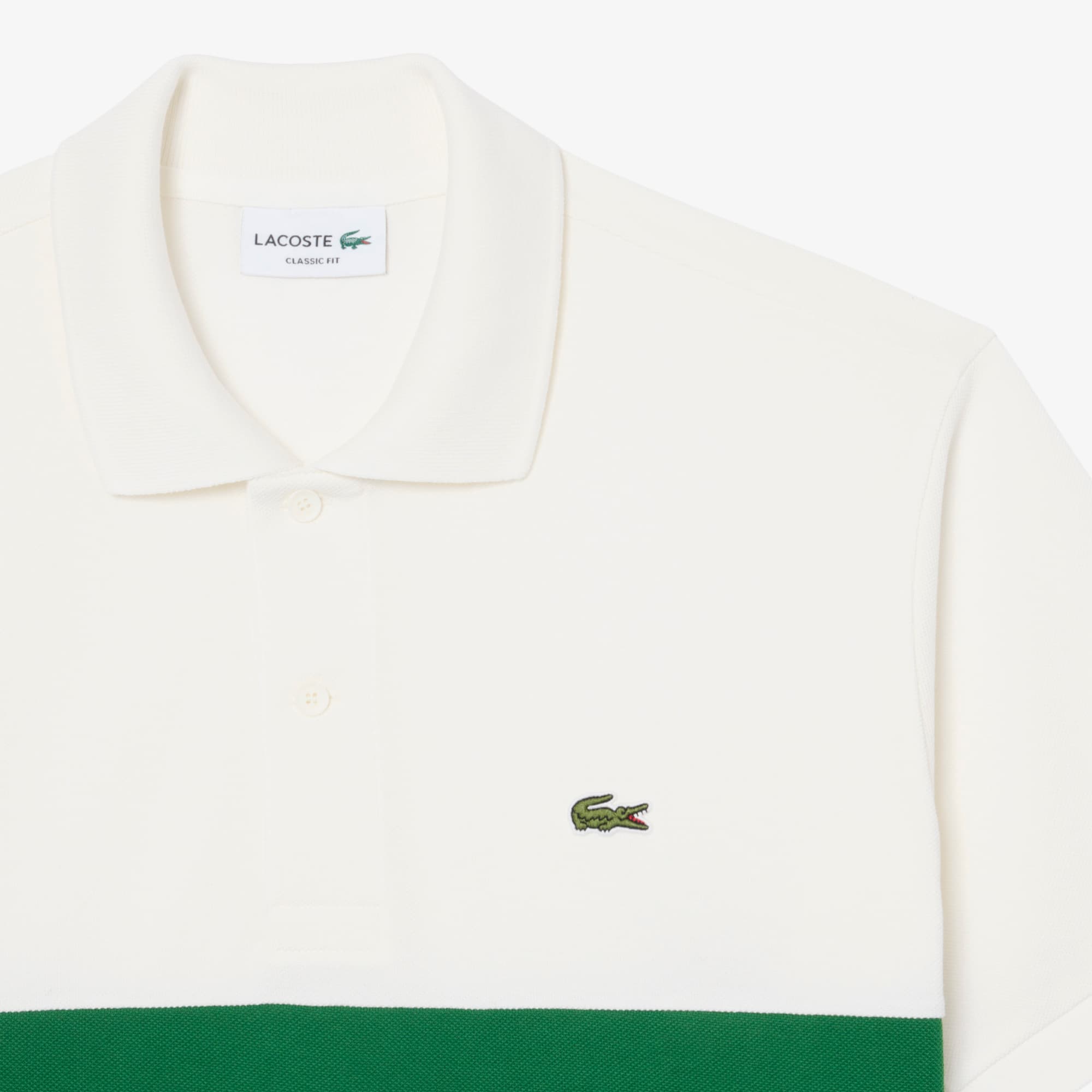 Classic Fit Color-Block Petit Piqué Polo Shirt