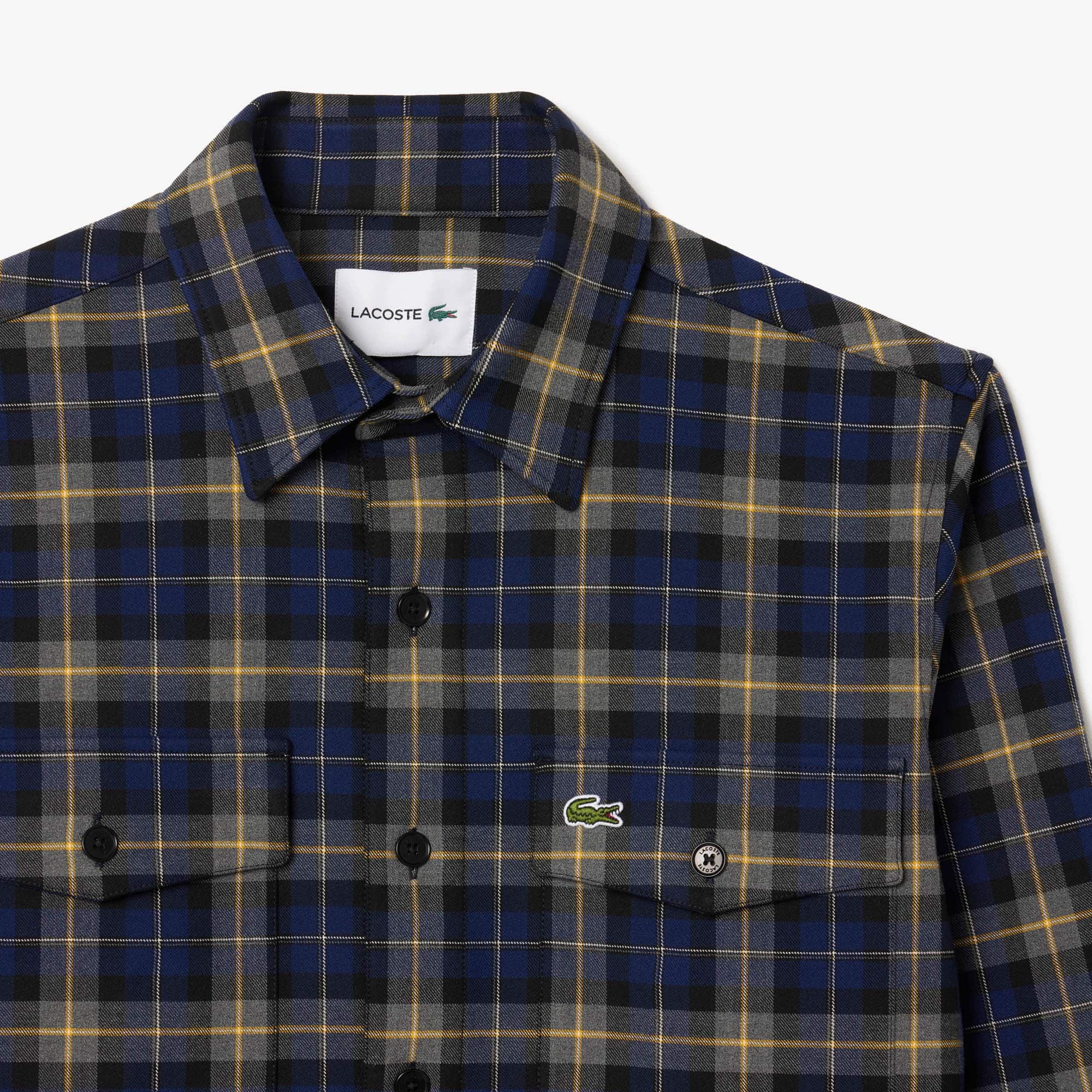Men's Oversized Checkered Overshirt - Button Down Shirts - New In