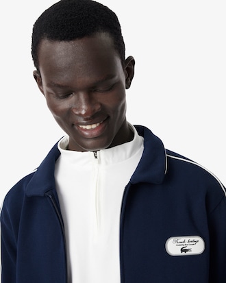 Sweatshirt zipp&eacute; Tennis H&eacute;ritage badge