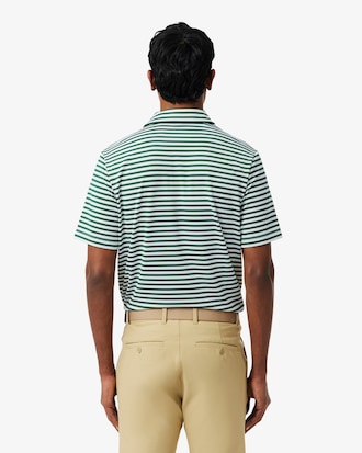 Regular Fit Ultra Dry Striped Golf Polo