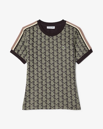 Women's Slim Fit Monogram T-Shirt