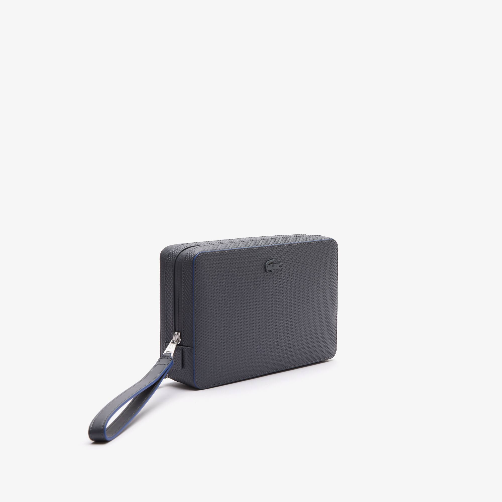 LACOSTE ● CHANTACO Clutch 送料無料 Men's Chantaco Piqué Leather Large Clutch - Bags - New In