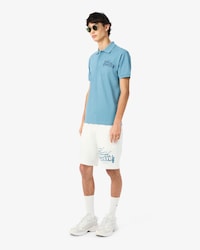 Shorts Para Hombre En Felpa De Algod&oacute;n Con Estampado Gr&aacute;fico