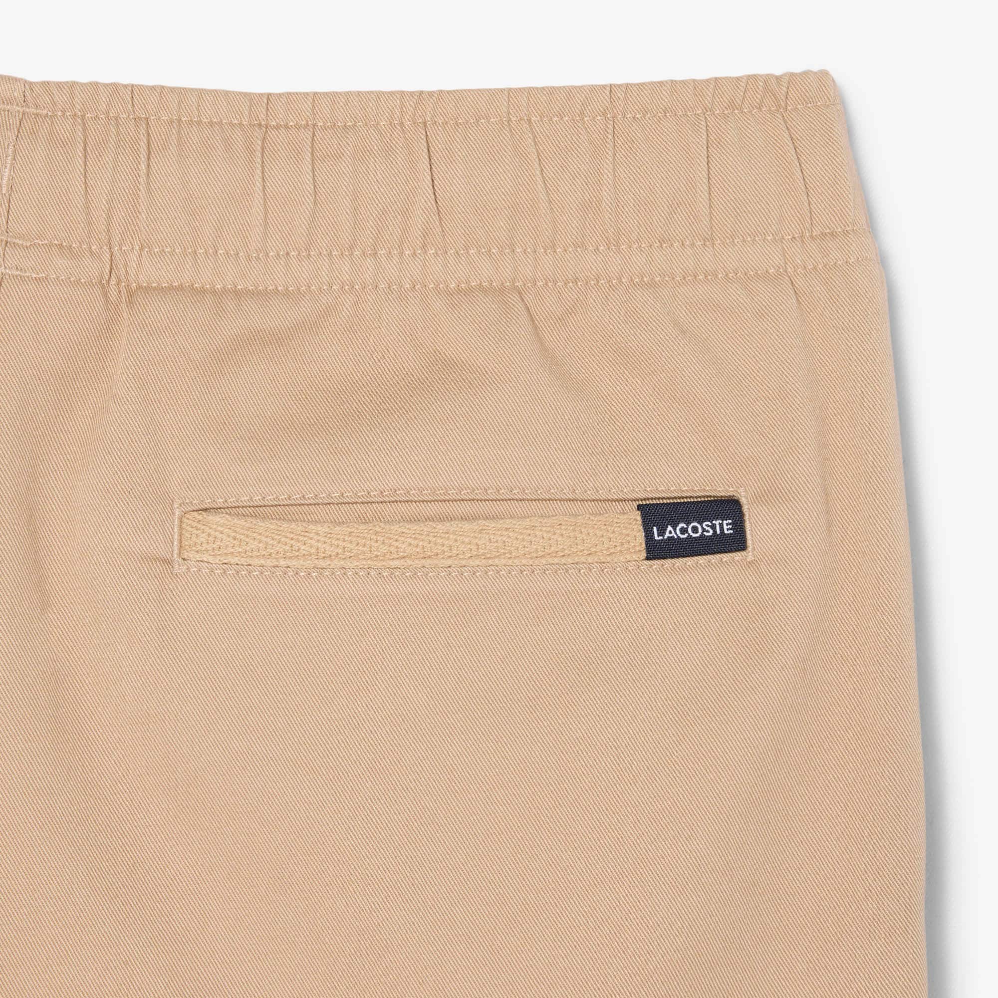 Stretch Cotton Twill Chino Shorts