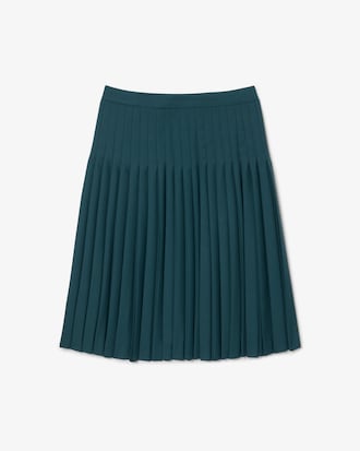 Runway Pleated Wrap Skirt