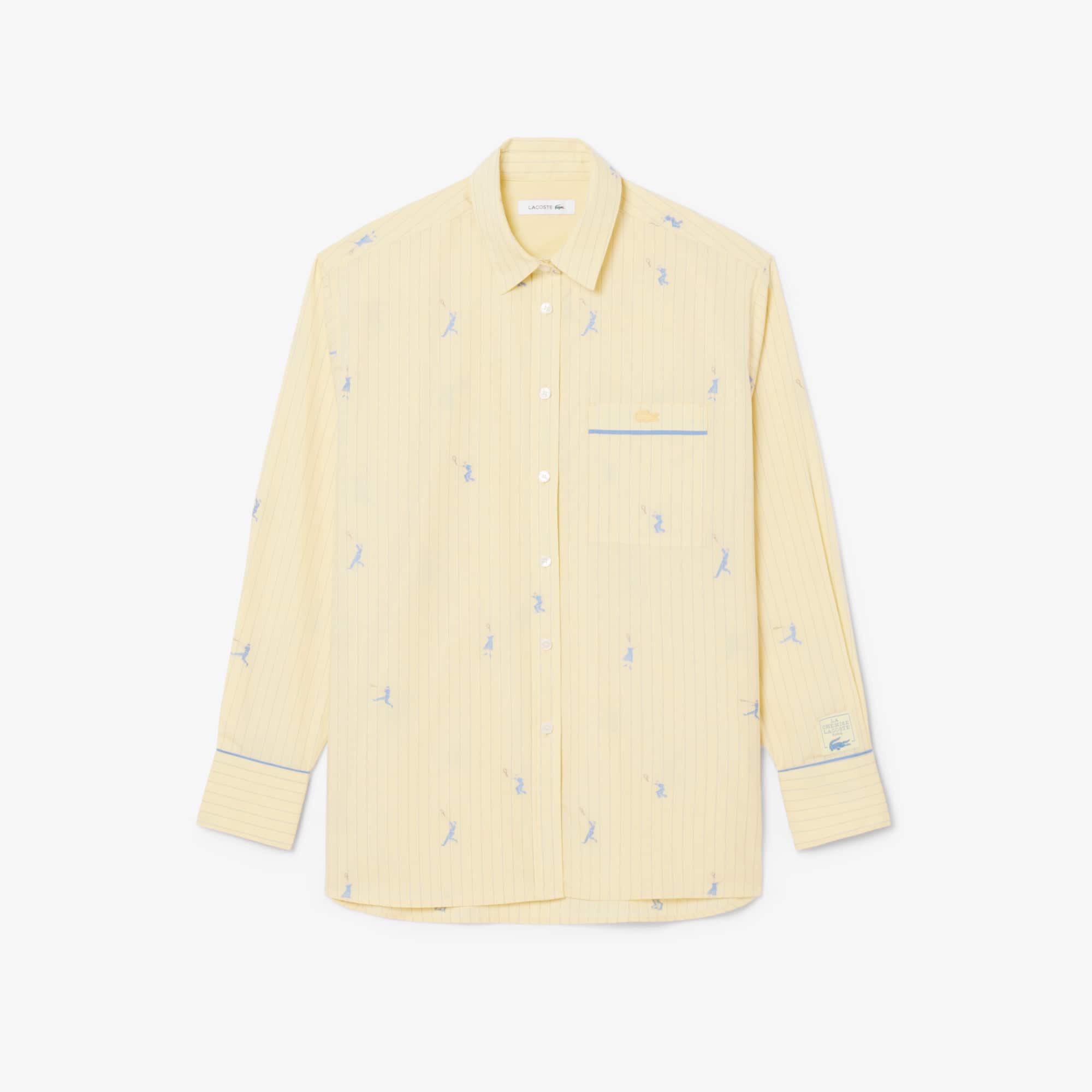 Oversized Shirt with Motifs