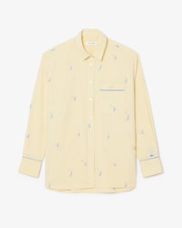 Oversized Shirt with Motifs