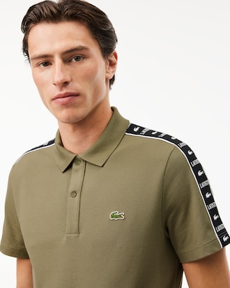 Men's Regular Fit Stretch Mini Piqué Polo