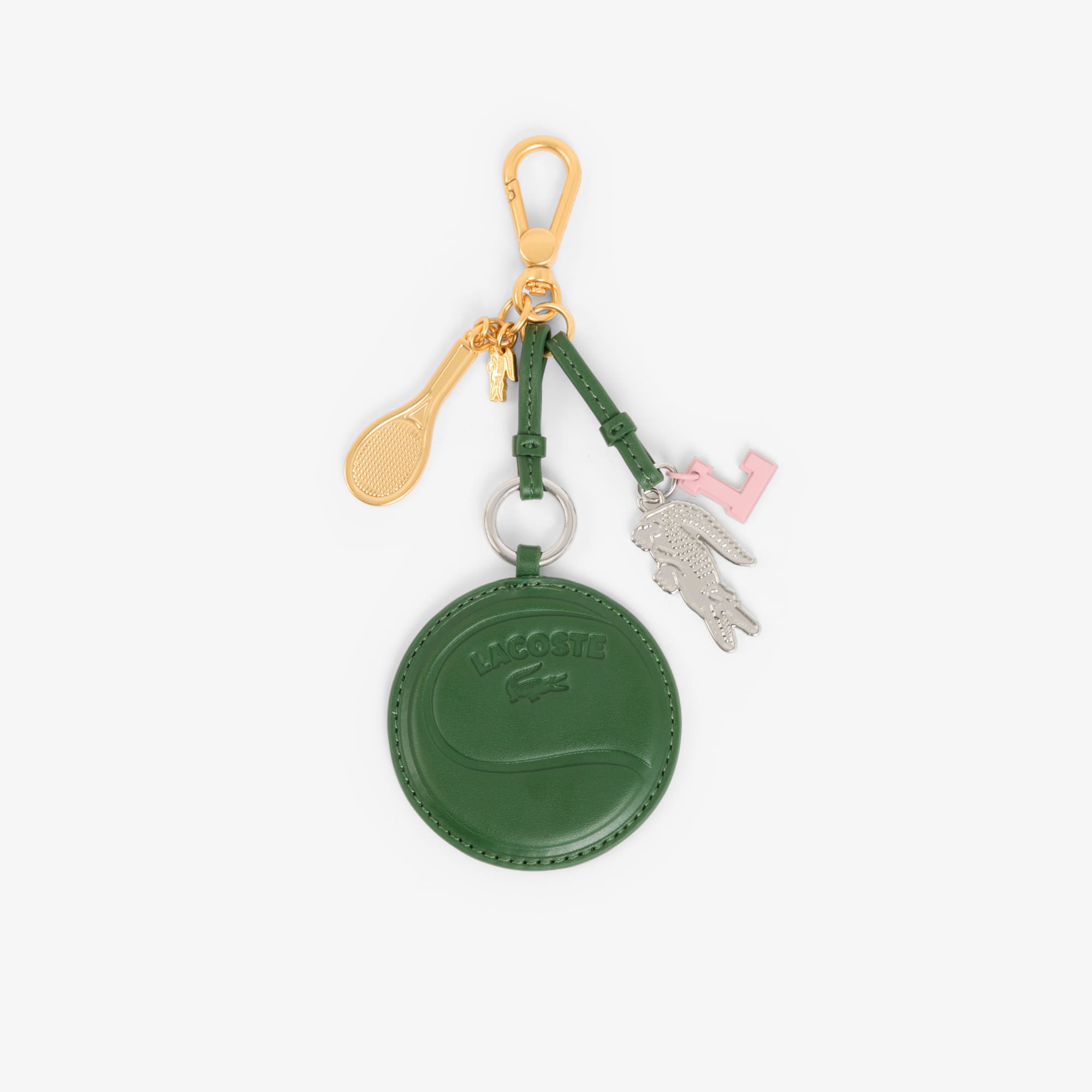 Lacoste Llavero de Raqueta de Tenis Mirror L Charms Verde