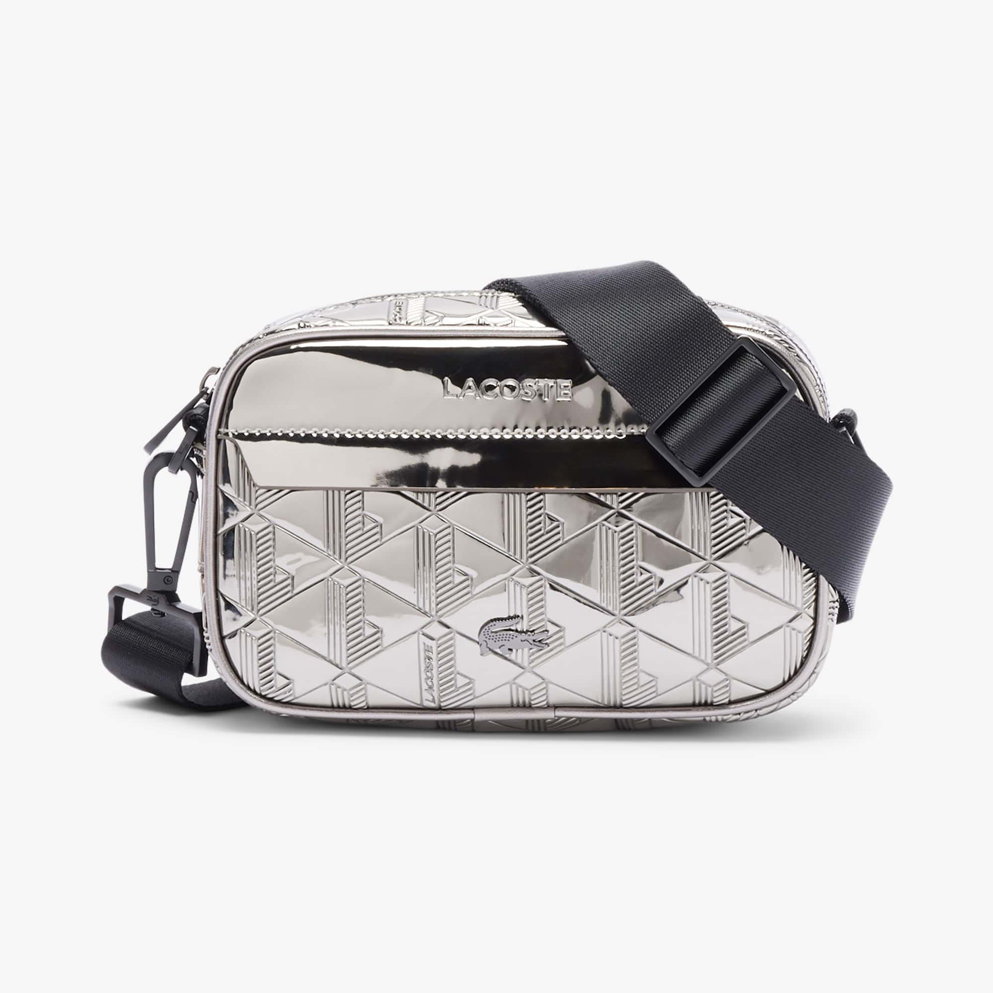 Lacoste Unisex Small The Blend Silver Reporter Bag - One Size