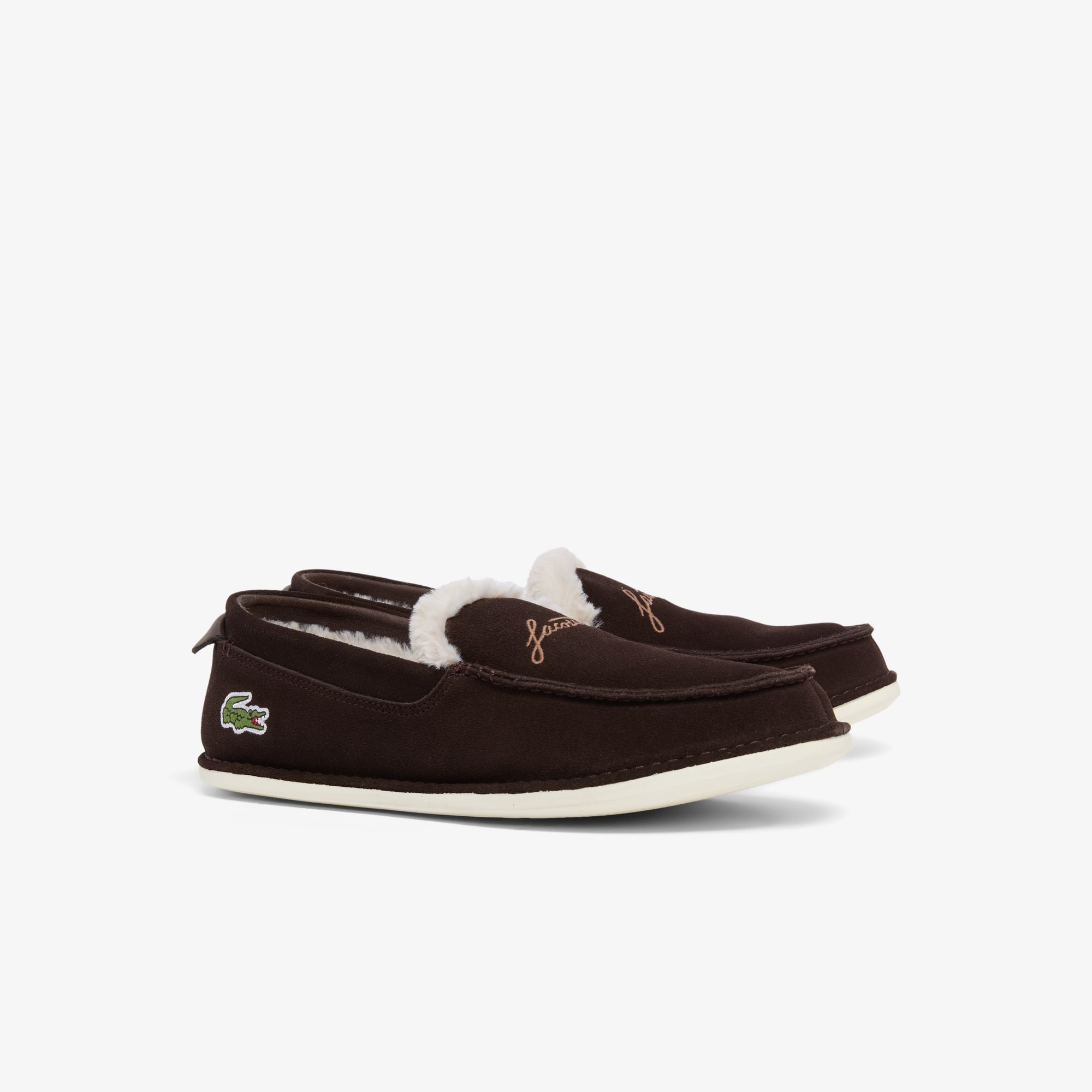 Men's Aubrey Suede Slippers - Slides - New In 2026 | Lacoste