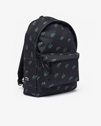 Mochila con estampado de cocodrilo