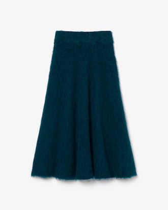 Runway Alpaca Midi Skirt