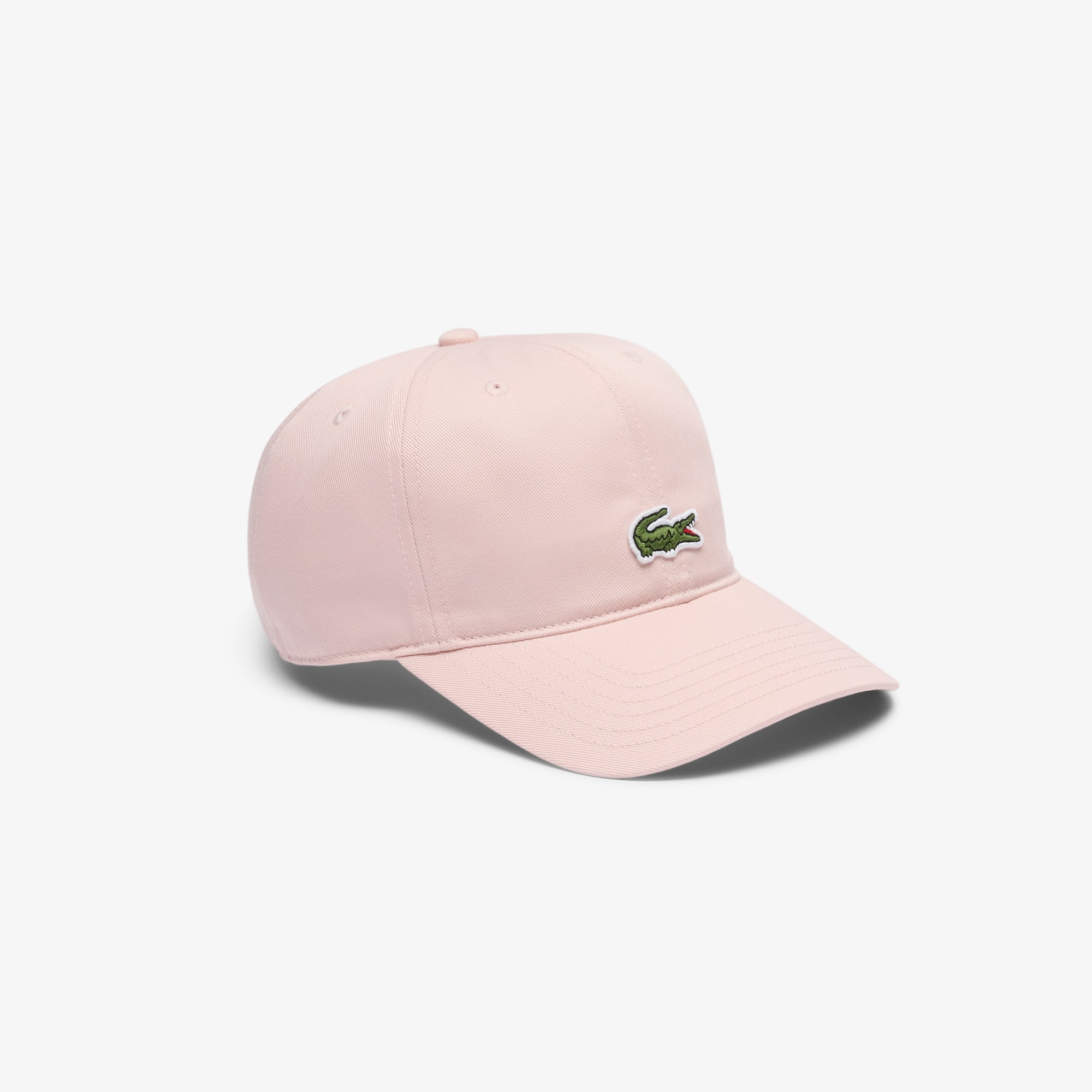 Lacoste Boys' Cotton Twill Cap - One Size In Pink