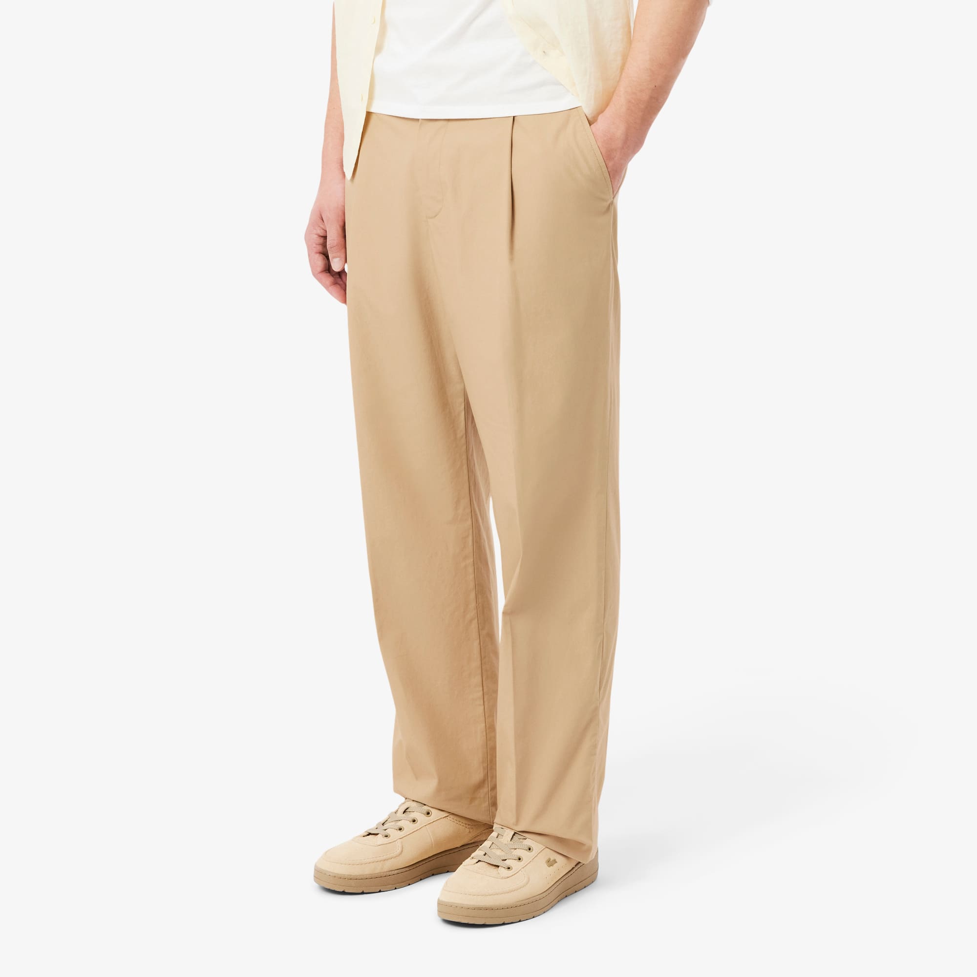 Straight Fit Cotton Chino Pants - Pants & Sweatpants - New In 2026
