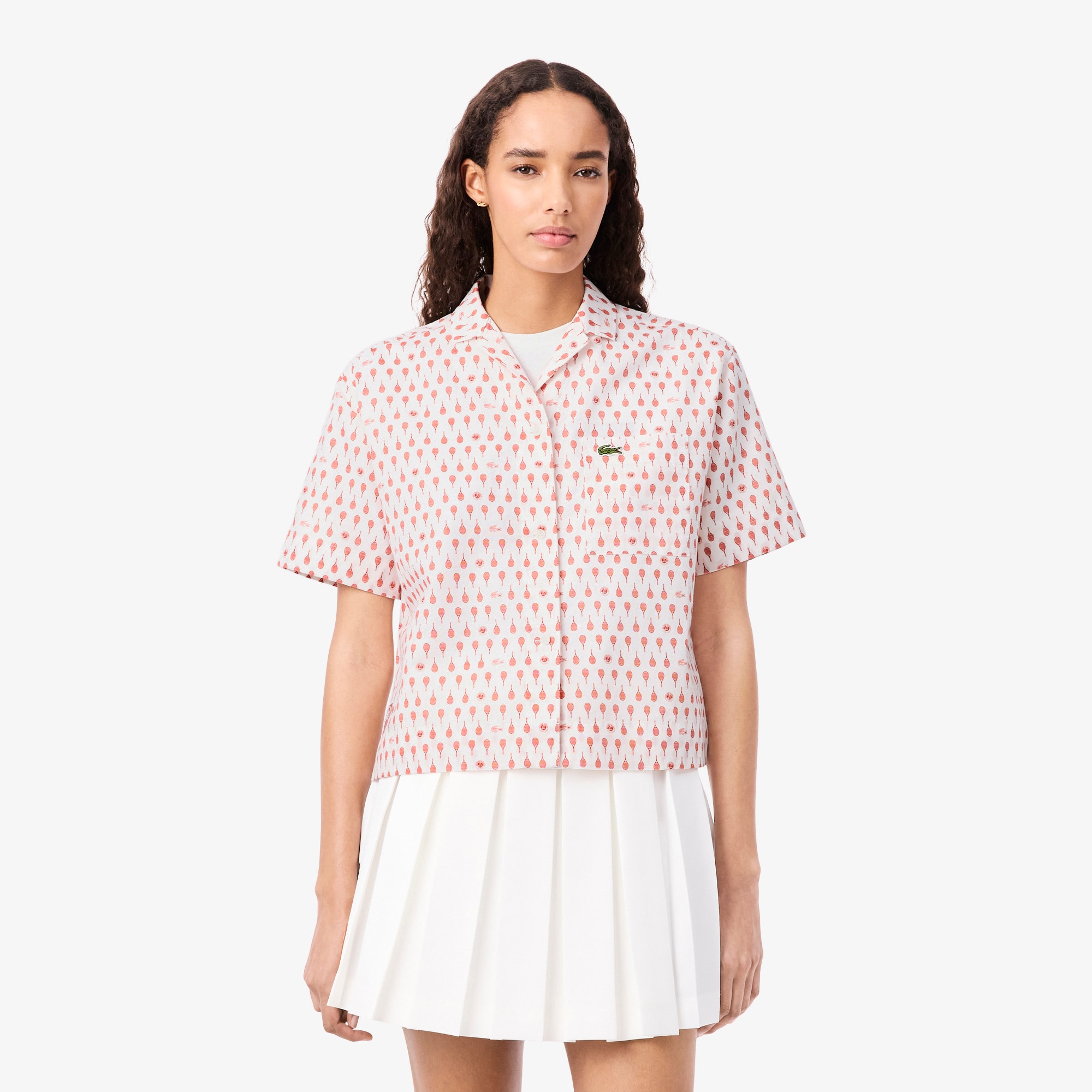 Lacoste Roland-Garros Edition Print Shirt