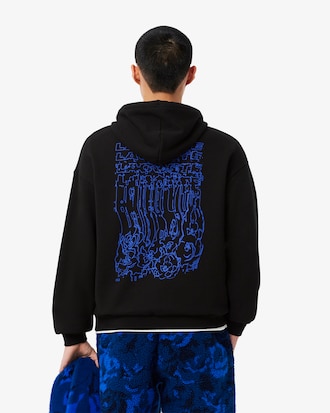 Men's Loose Fit Print Hoodie