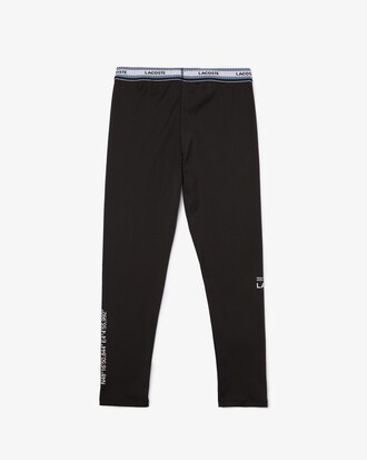 Legging fille Lacoste avec ceinture imprim&eacute;e