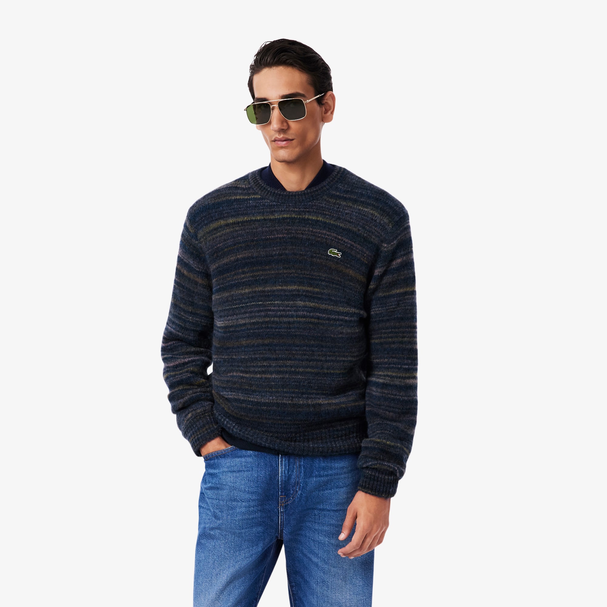 Lacoste Men's Alpaca Wool Ombré Sweater
