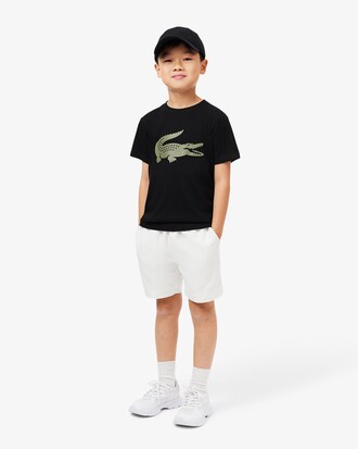 Kids' Oversized Technical Cotton Tennis T-Shirt