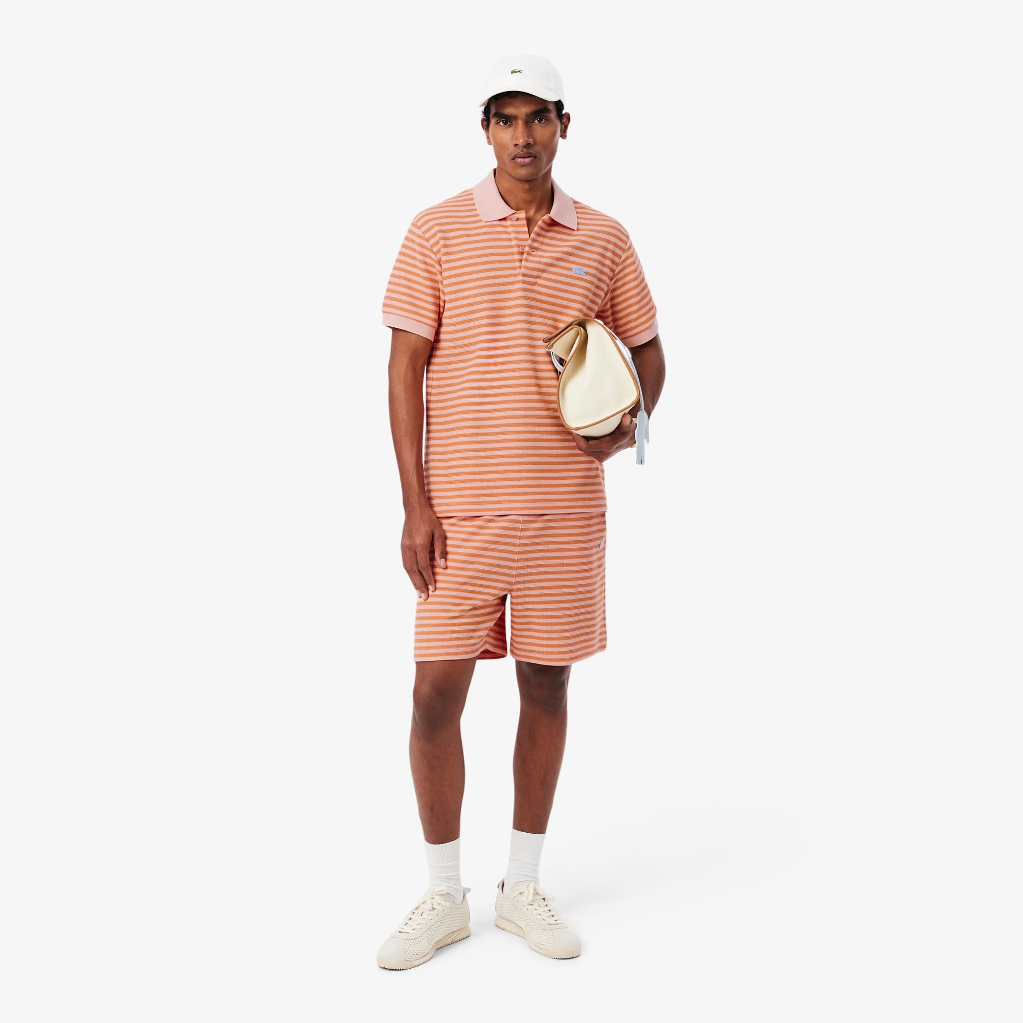 Classic Fit Textured Striped Polo Shirt - Polo Shirts - New In