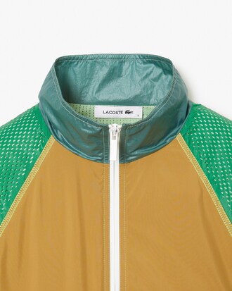 Unisex Lacoste Fashion Show Edition Colorblock Zip Track Jacket