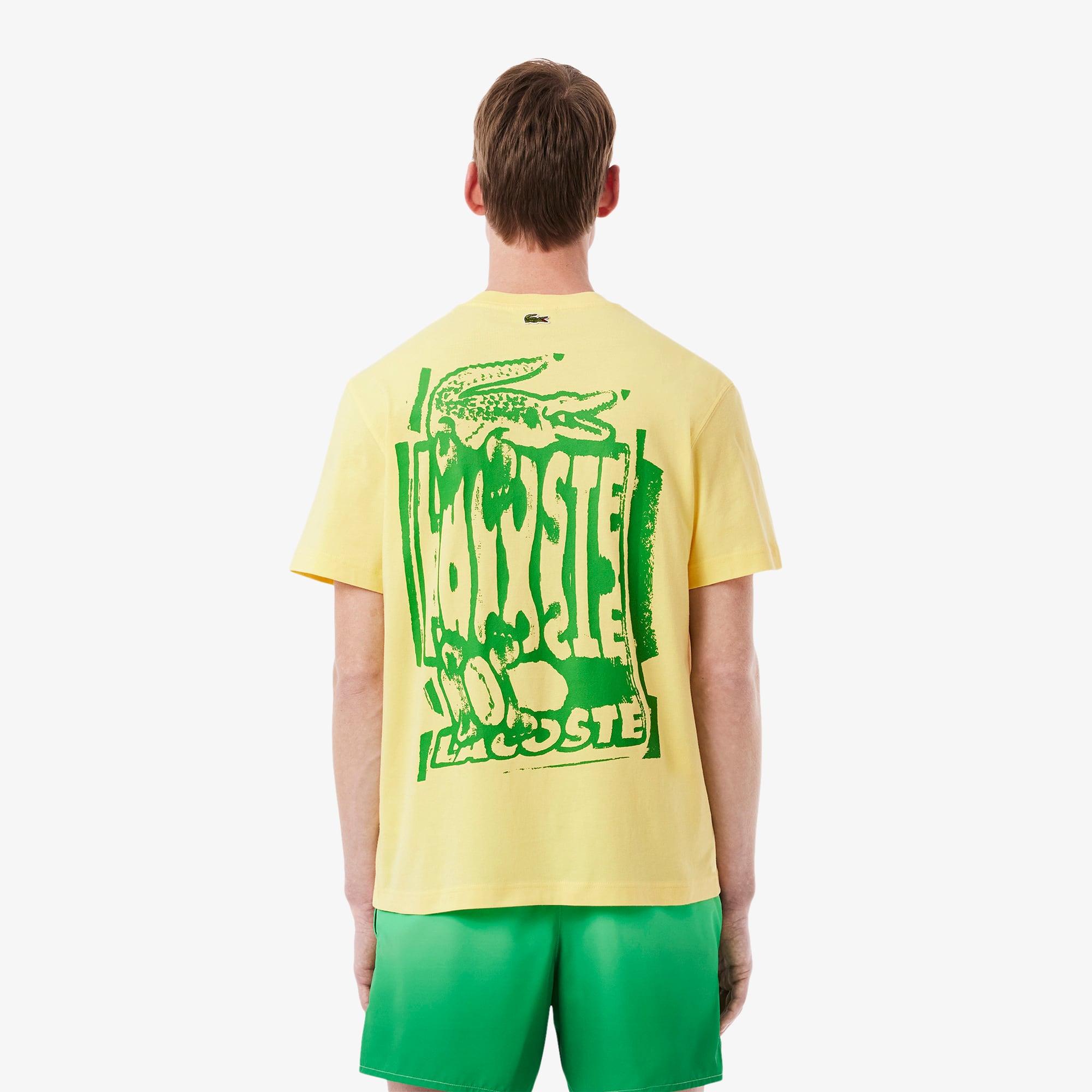 Men's Cotton Jersey Graphic T-Shirt - T-shirts - New In 2026 | Lacoste