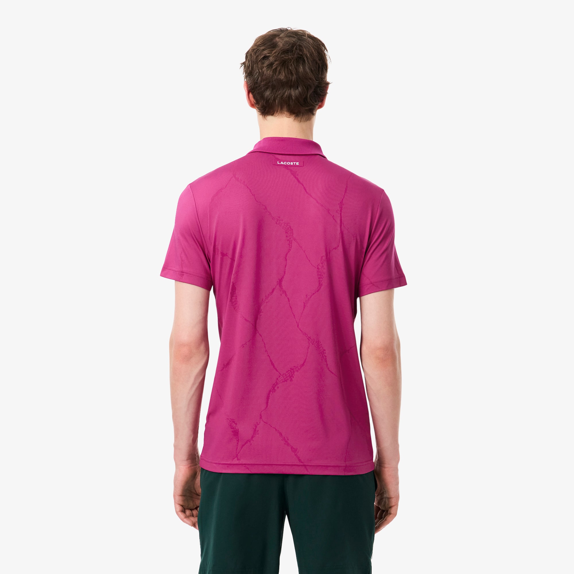 Ultra Dry Jacquard Crocodile Tennis Polo Shirt