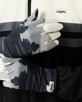 Men's Landscape Print Sport Gloves