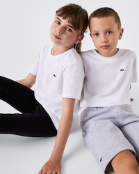 Kids' Crew Neck Cotton Jersey T-Shirt 