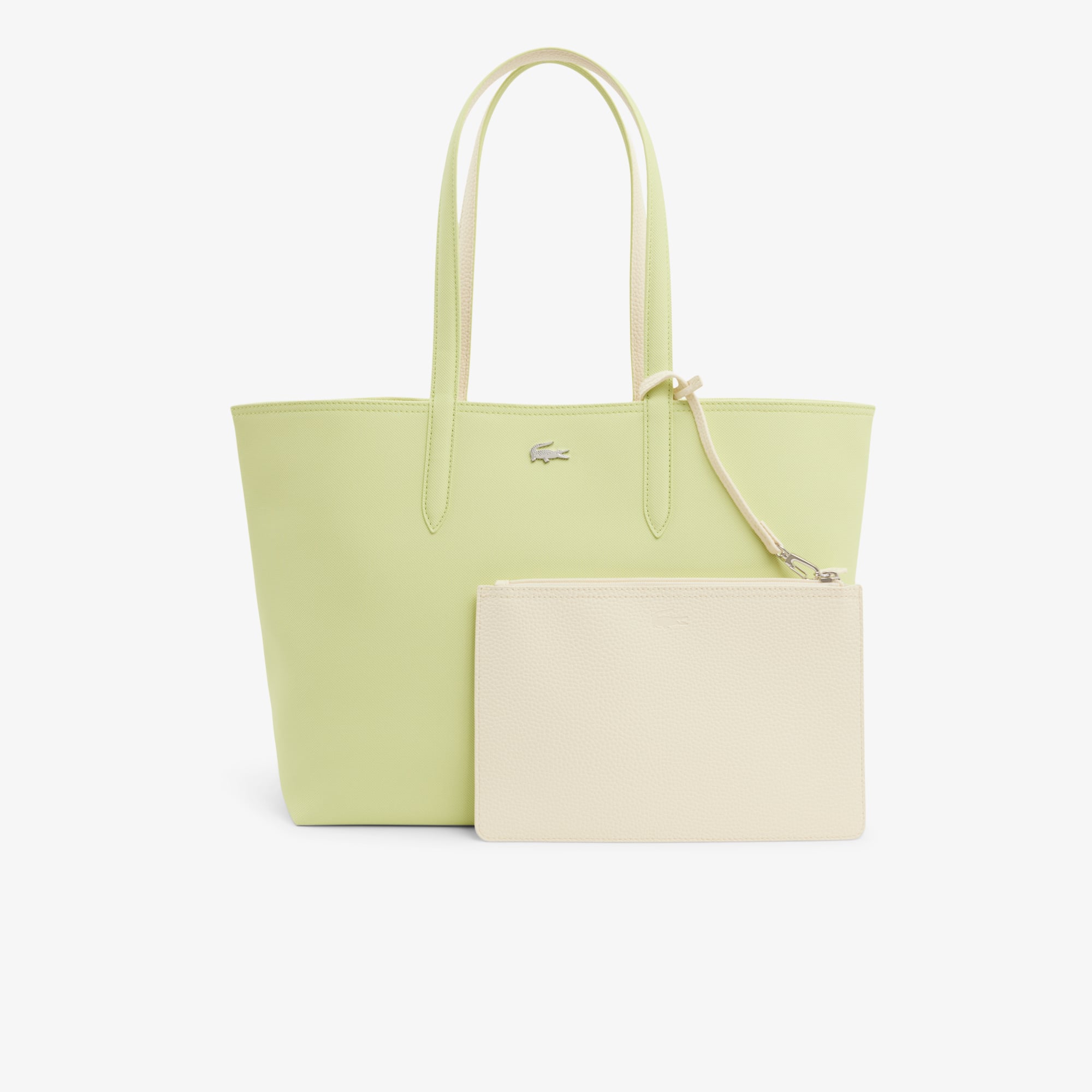 Lacoste Anna Reversible Tote & Pouch - One Size In Sand