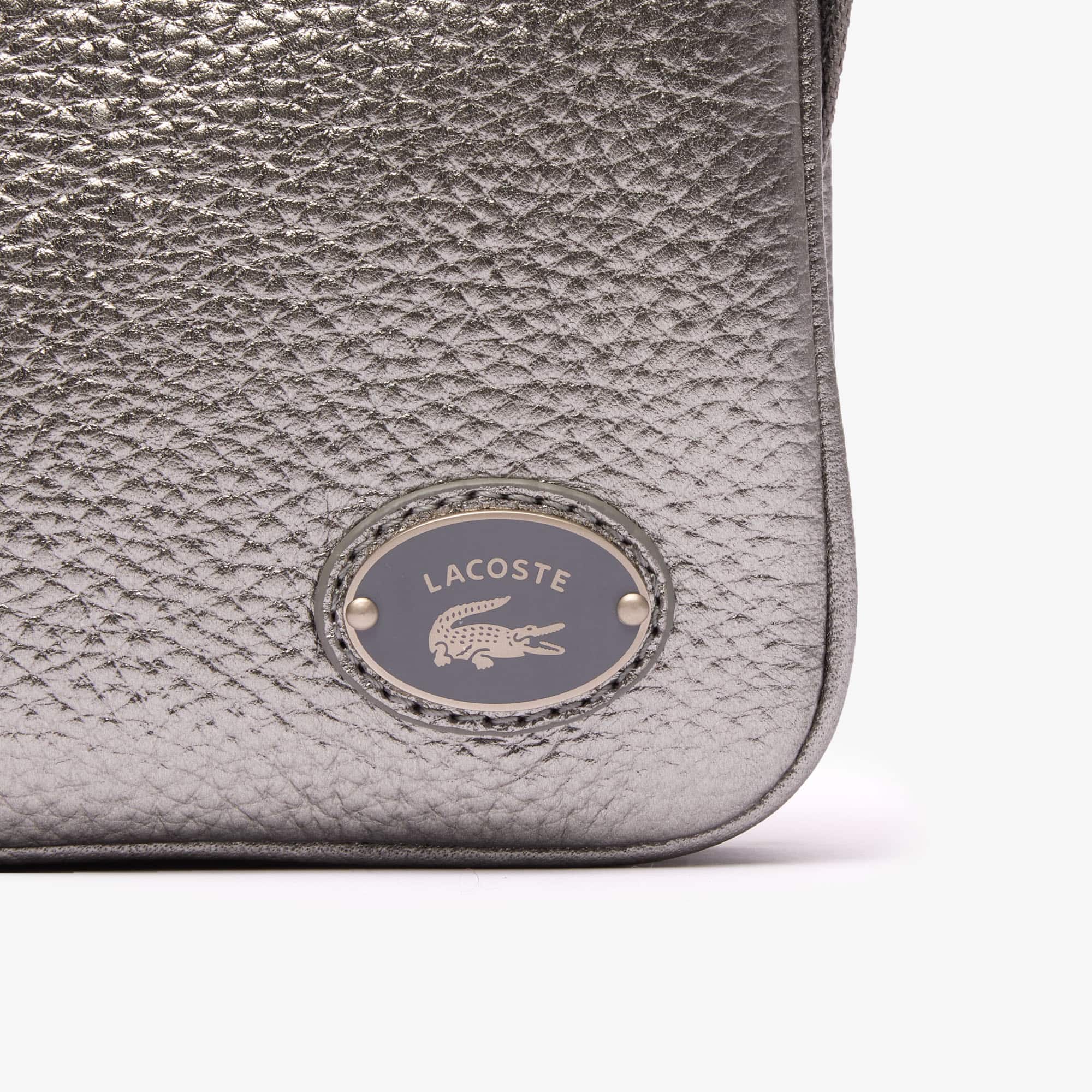 Origin Croc Leather Double Pouch Bag - Crossbody Bags - New In