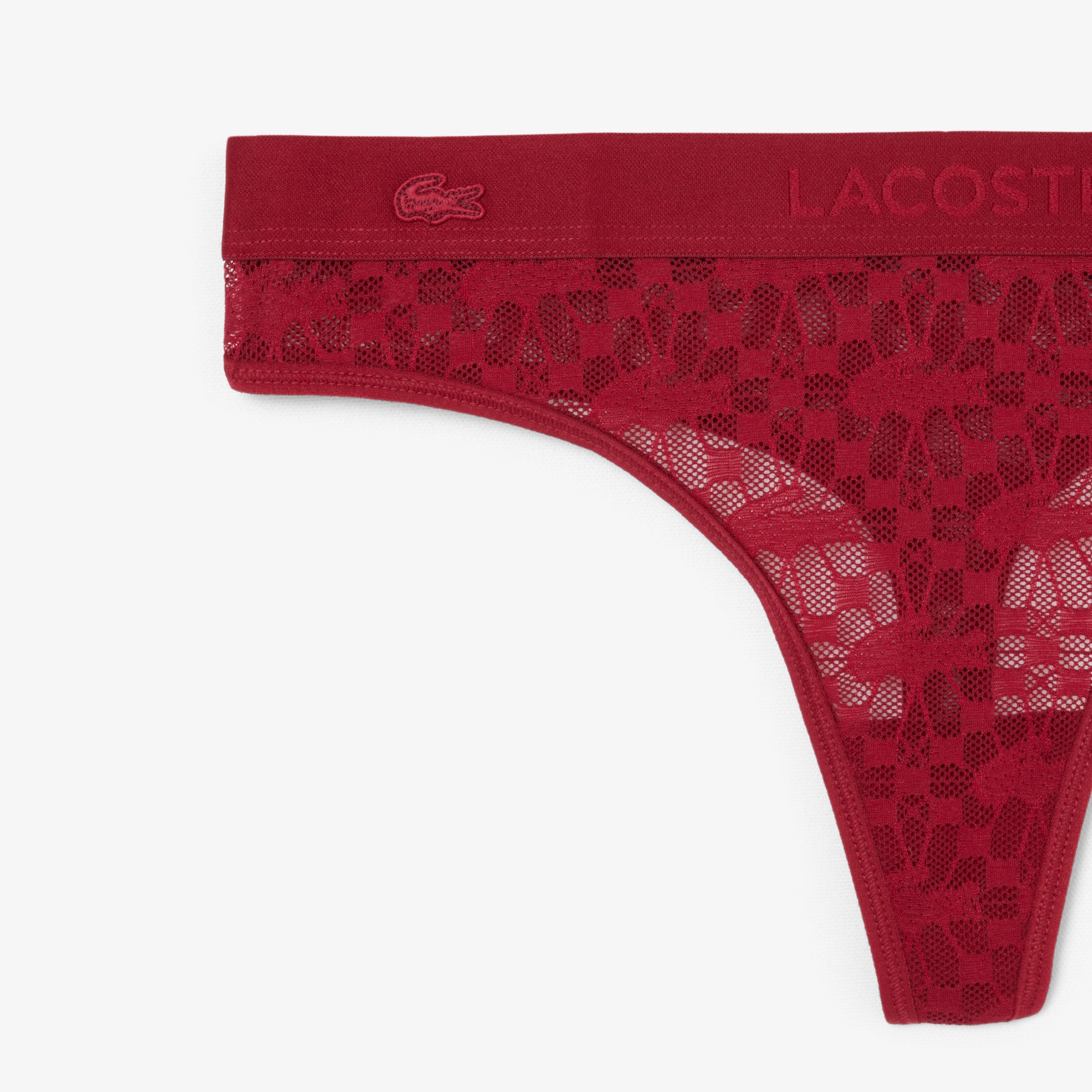 Logo Waist Lacy String Briefs - Underwear & Loungewear - New In