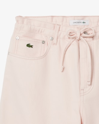 Jeans de mezclilla de pierna ancha para mujer