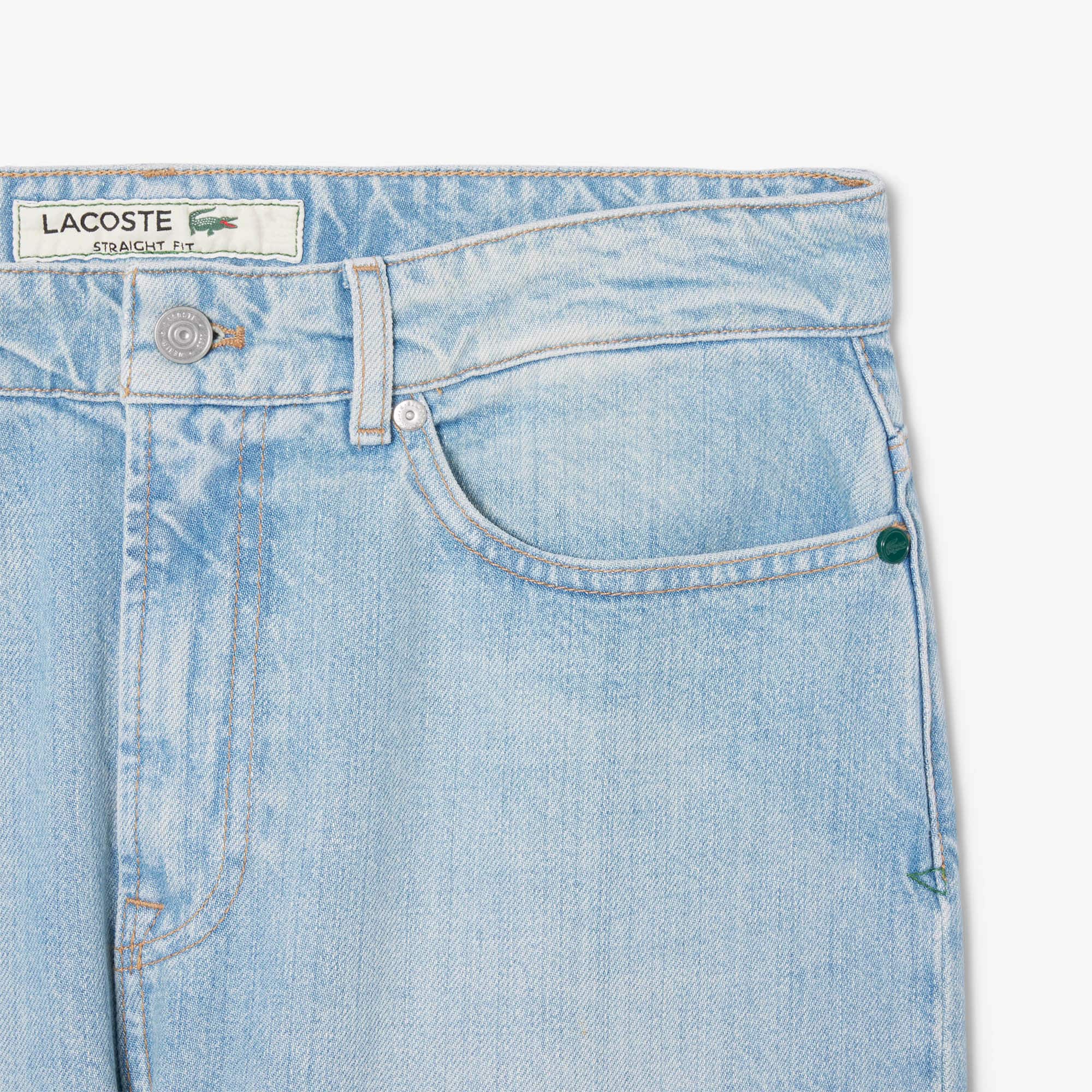 Men's 5-Pocket Straight Cut Indigo Jeans - Pants