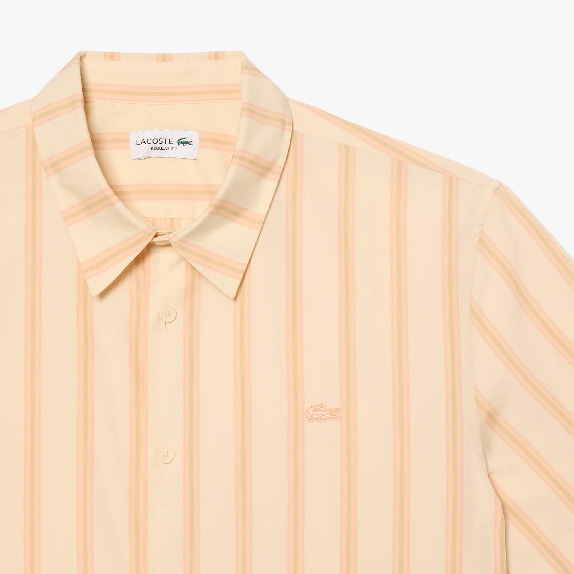 Regular Fit Striped Poplin Shirt