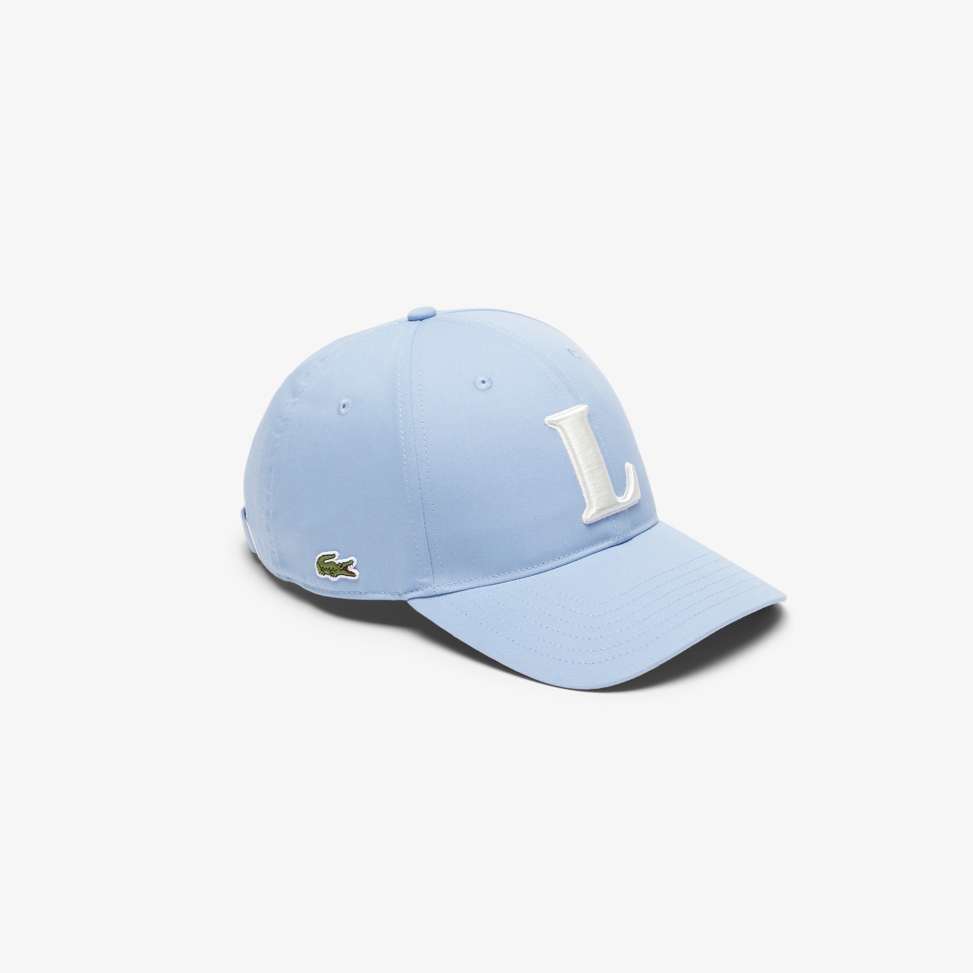 Lacoste Unisex 3d Embroidered Baseball Cap In Blue