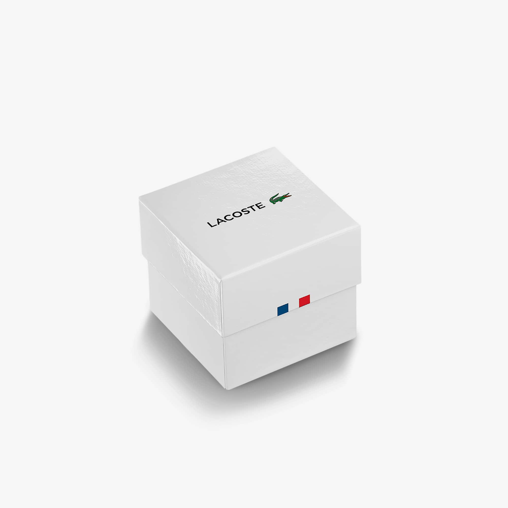 Lacoste.12.12 Black Silicone Strap Watch