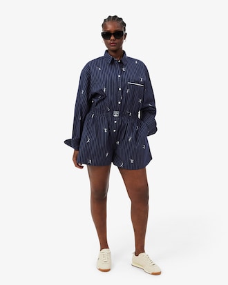 Cotton Poplin Jacquard Boxer Shorts   
