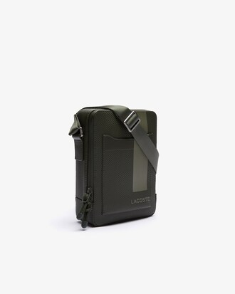 Chantaco Graphic Matte Piqu&eacute; Leather Zip Bag