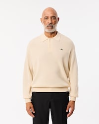 Polo Relaxed Fit De Lana Cardada