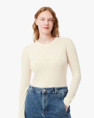 Women's Merino Wool 3D Rib Sweater